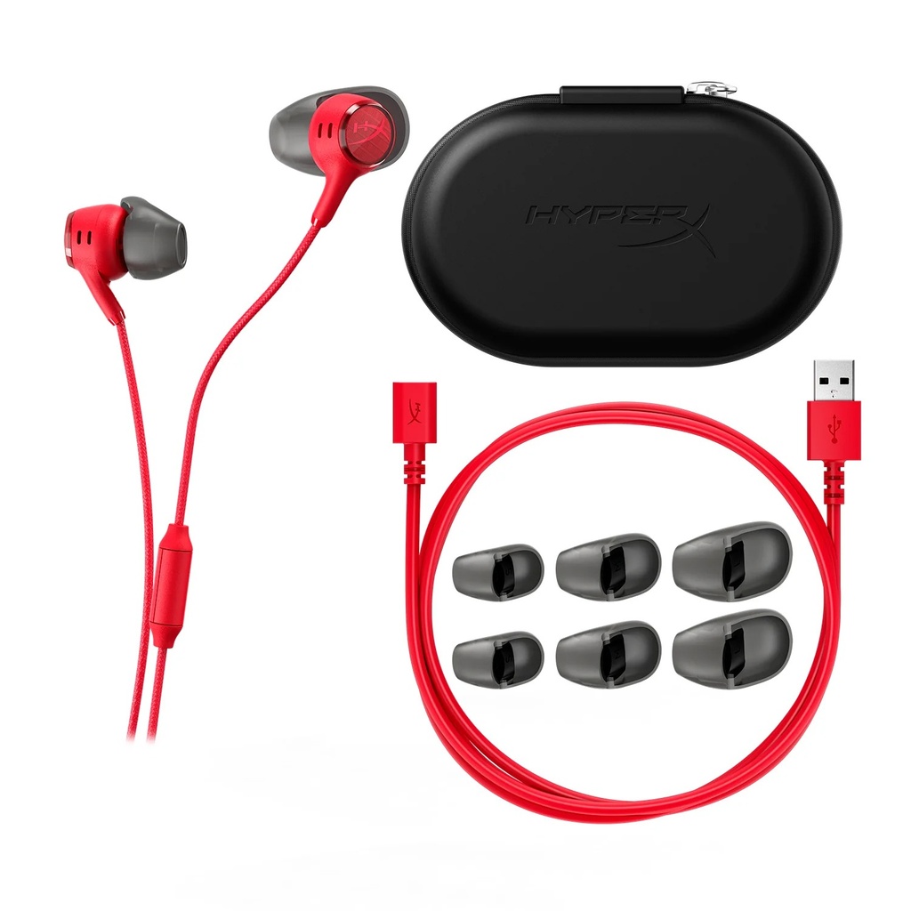 HyperX Cloud Earbuds III S For PC, Nintendo Switch 1.2 - Red