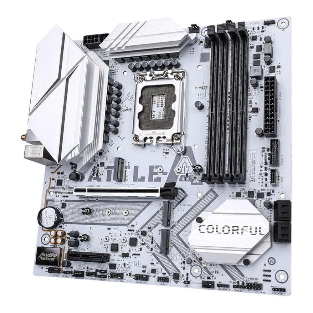 ColorFul Intel BATTLE-AX B760M-WHITE WIFI V20 MotherBoard 4