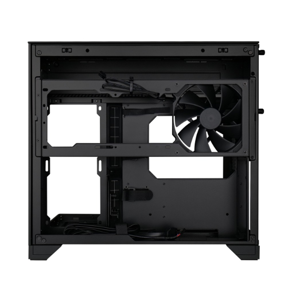 LIAN LI O11 Vision-M Micro ATX Gaming Case -Black (1 Fan Included) 4