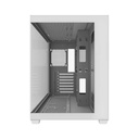 DarkFlash Aigo C285P V2 Mid Tower Two Panel Front & Left Side Tempered Glass Case with 7 ARGB Fans - White 4
