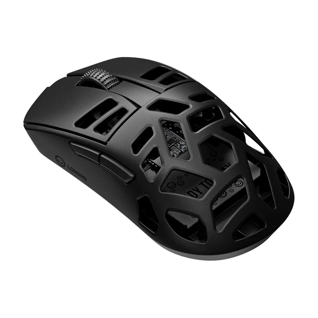 Lorgar Elite MSE90W 6 Buttons 26K DPI, Pixart PAW3395, Magnesium Alloy Wireless Gaming Mouse - Black 3