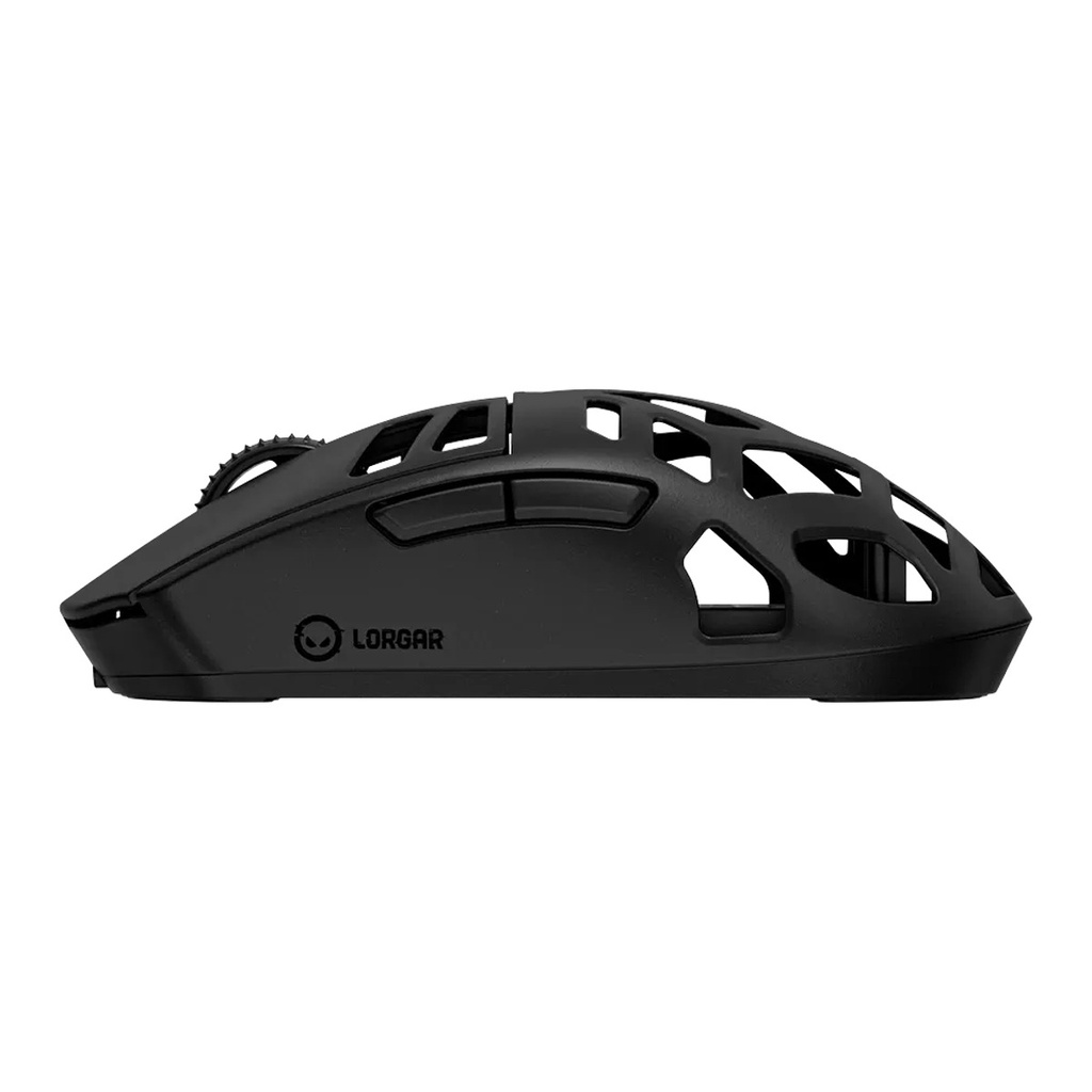 Lorgar Elite MSE90W 6 Buttons 26K DPI, Pixart PAW3395, Magnesium Alloy Wireless Gaming Mouse - Black 4