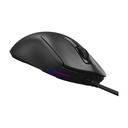 Lorgar Advanced MSA10 RGB 6 Buttons 12K DPI, Pixart PAW3311 Optical Wired Gaming Mouse - Black 3