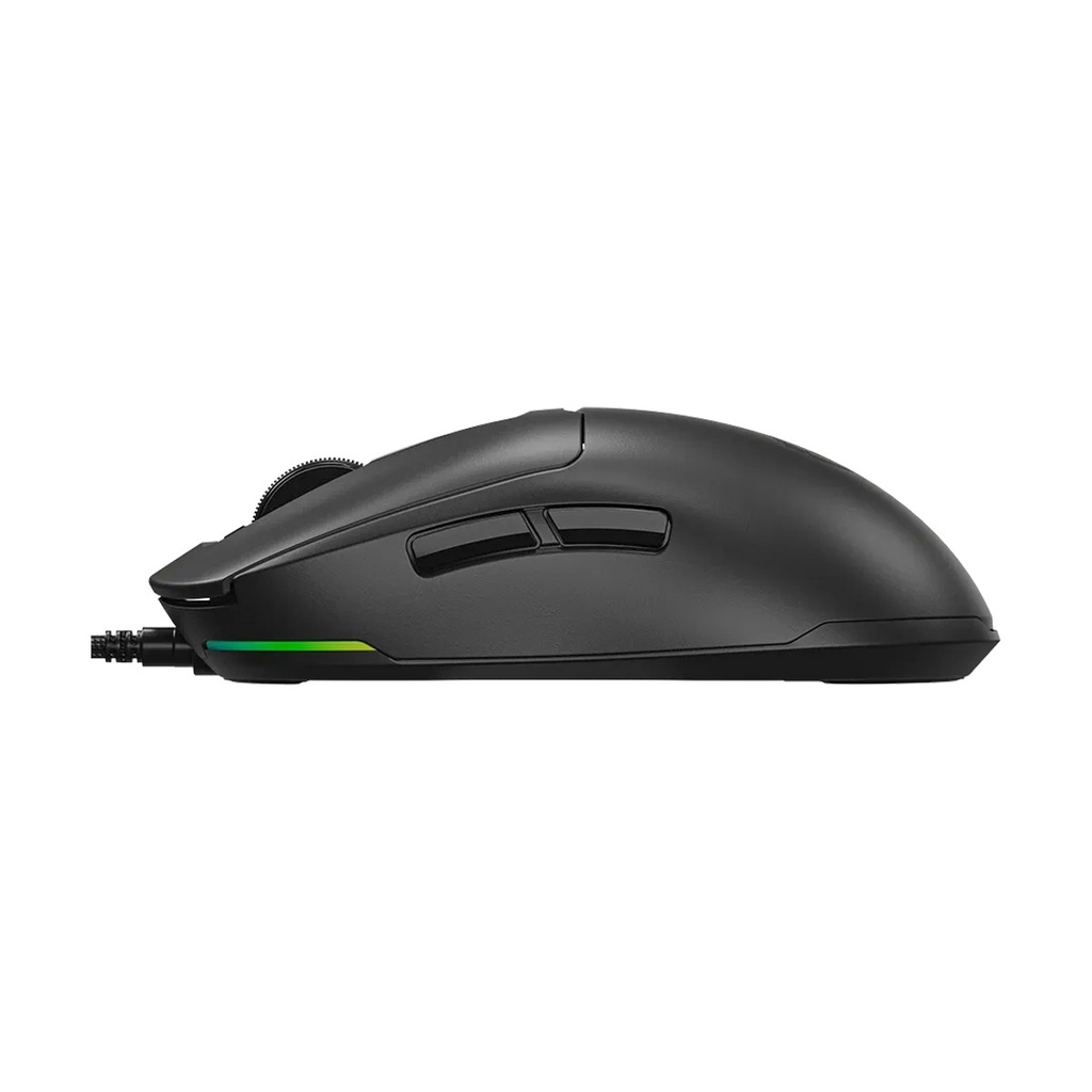 Lorgar Advanced MSA10 RGB 6 Buttons 12K DPI, Pixart PAW3311 Optical Wired Gaming Mouse - Black 4