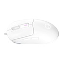 Lorgar Advanced MSA10 RGB 6 Buttons 12K DPI, Pixart PAW3311 Optical Wired Gaming Mouse - White 4