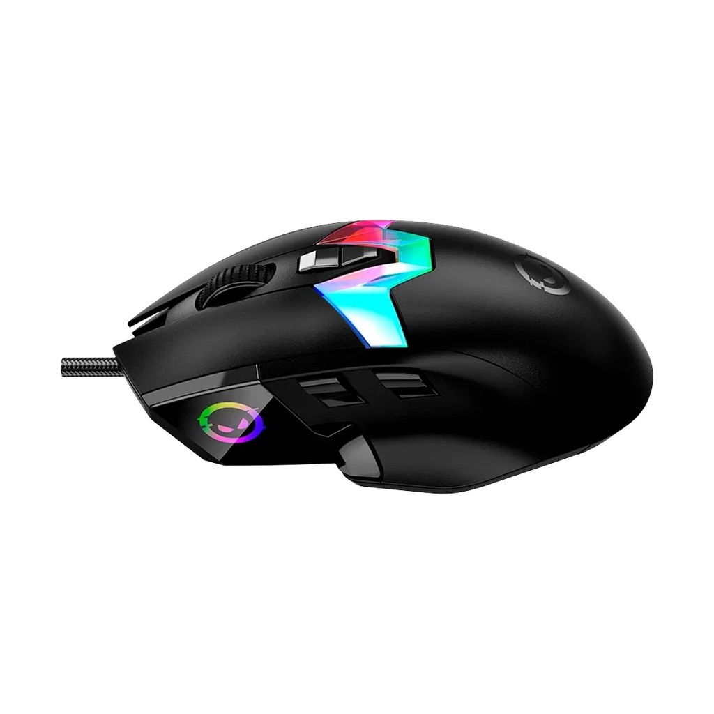 Lorgar Pro MSP80 RGB 8 Buttons 26K DPI, Pixart PAW3395, Ergonomic Wired Gaming Mouse - Black 3