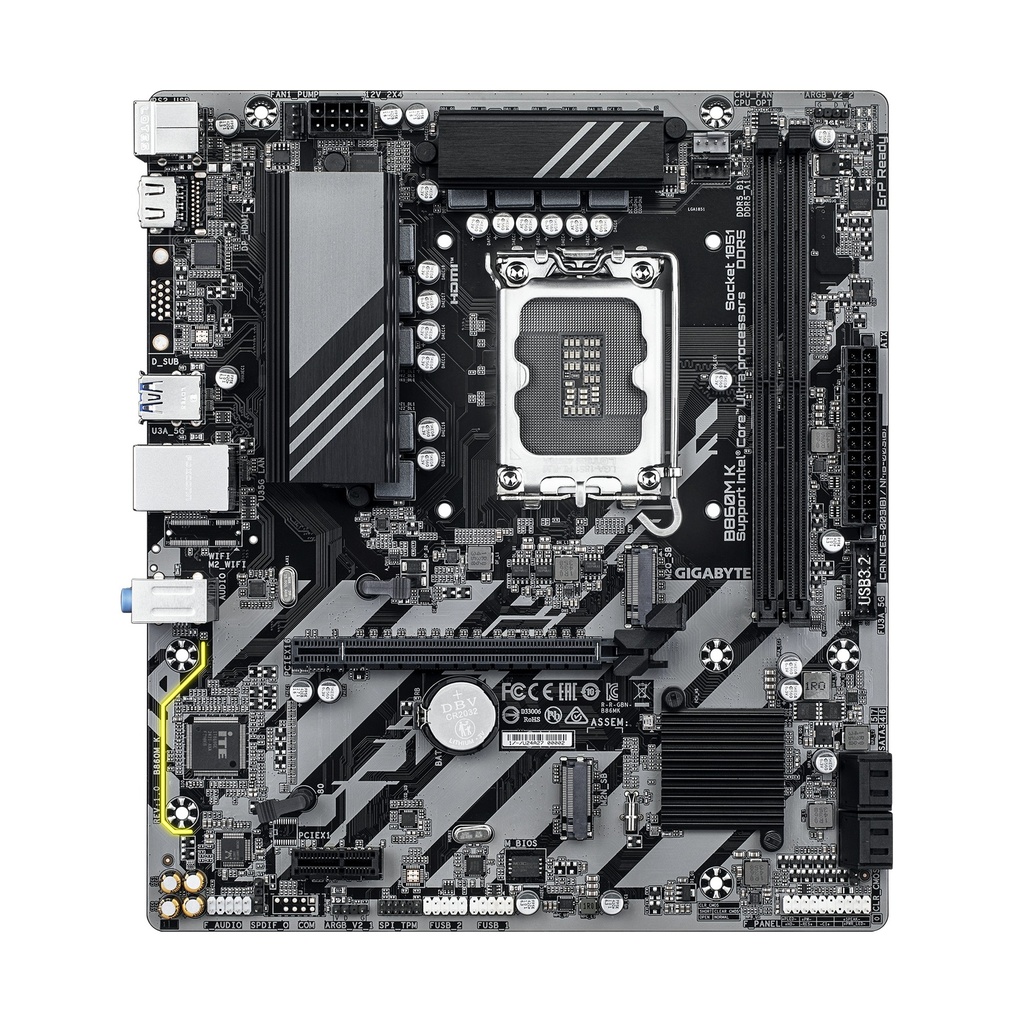 Gigabyte Intel B860M-K DDR5 M-ATX Gaming MotherBoard 2
