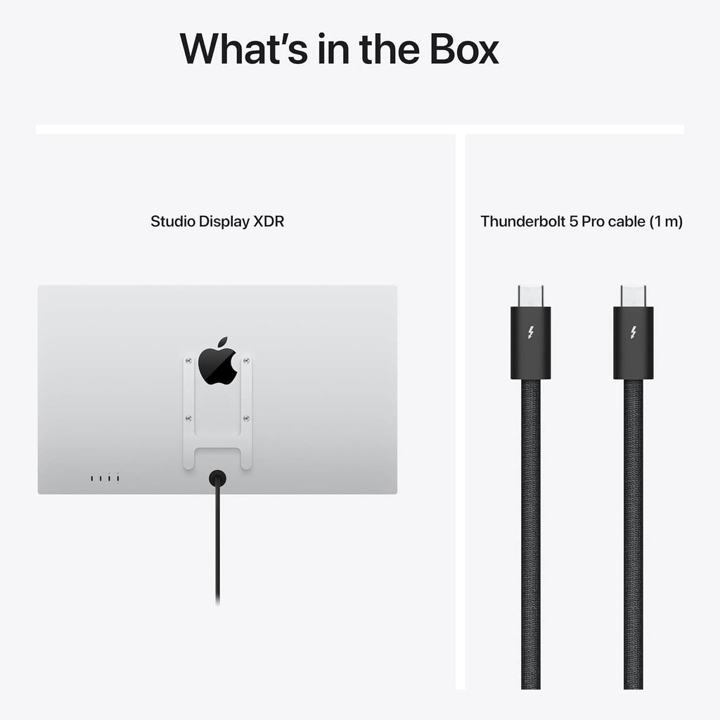 Apple Studio Display XDR 27" 5K Retina With Nano-Texture Glass, VESA Mount Adapter - Silver (Stand not included) 3