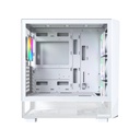 Montech X5 High Airflow ATX Mid-Tower PC Case With 4 ARGB Fans - White