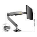 NB North Bayou , For Most 22-35 Inch Computer Monitors / TV, Adjustable Tilting, Rotating, Weight Up to 19.8lbs, Black F100A