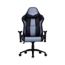 Cooler Master Caliber X2 Gaming Chair, Adjustable Lumbar Support, 180° Recline, Unibody Cold Molded Foam, Steel Frame, 75mm Silent Caster, 4D Armrest - Grey