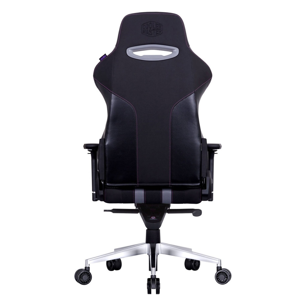 Cooler Master Caliber X2 Gaming Chair, Adjustable Lumbar Support, 180° Recline, Unibody Cold Molded Foam, Steel Frame, 75mm Silent Caster, 4D Armrest - Grey