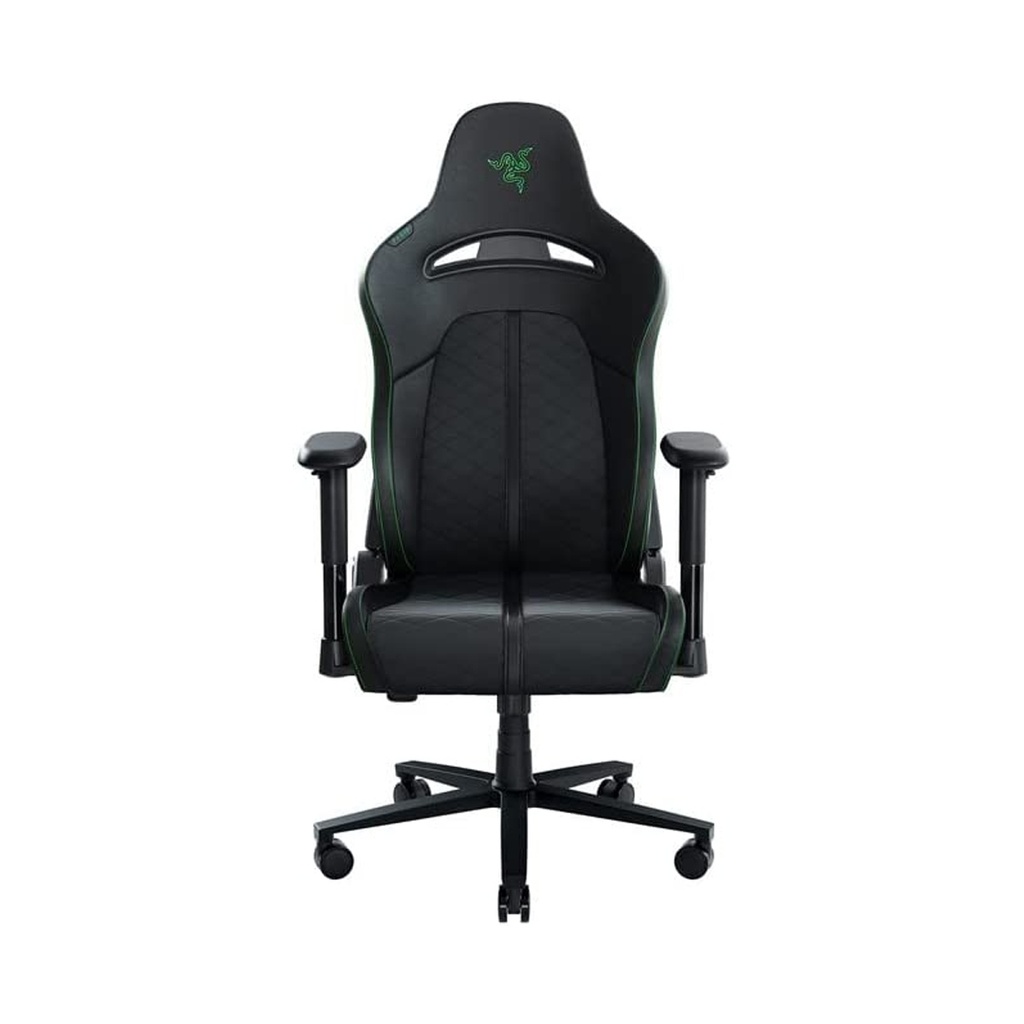 Cooler Master Caliber E1 Series Gaming Chair, Fixed Armrest, Ergonomic Pillow Headrest, Lumbar Support - Purple/Black