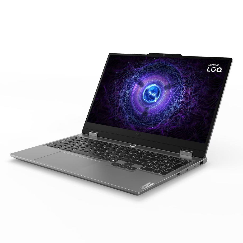 Lenovo LOQ 15IRX9 Gaming Laptop, Intel Core i7-13645HX Processor, 16GB DDR5 Ram, 512GB SSD NVMe, RTX 4050 6GB Graphics, 15.6" FHD IPS 144Hz Display, White Backlit Keyboard, Windows 11 Pro (License), Luna Grey (Free Gift Lenovo Earbuds+Mouse+Bag)