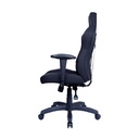 Cooler Master Caliber E1 Series Gaming Chair, Fixed Armrest, Ergonomic Pillow Headrest, Lumbar Support - Black