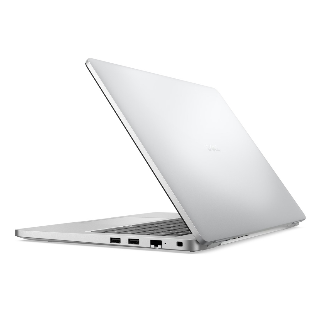 Dell Pro 14 PC14250 Laptop, Intel Core Ultra 7 255U Processor, 16GB DDR5 RAM, 512GB SSD NVMe, Integrated Intel Graphics, 14" FHD IPS Display, Backlit Keyboard, Windows 11 Pro (License) - Silver
