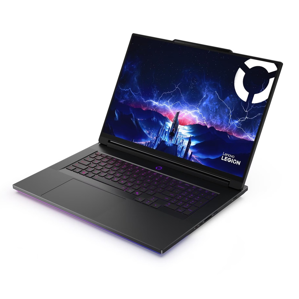 Lenovo Legion 9 18IAX10, Intel Core Ultra 9 275HX Processor, 64GB RAM, 4TB SSD, NVIDIA GeForce RTX 5090 24GB VGA, 18" WQUXGA 240Hz IPS Display, Per-Key RGB Backlit Keyboard Arabic, Windows 11 Home, Eclipse Black, (Free Gift Lenovo Earbuds + Mouse + Bag)