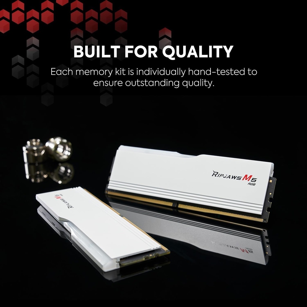 G.SKILL Ripjaws M5 Neo RGB Series ( Intel XMP & AMD EXPO) DDR5 RAM 32GB (2x16GB) 6000MT/s CL36 Desktop Memory Kit - Black