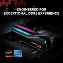 G.SKILL Trident Z5 Neo RGB Series ( Intel XMP & AMD EXPO) DDR5 RAM 64GB (2x32GB) 6000MT/s CL36 Desktop Memory Kit - Black