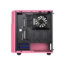 GameMax Contac COC WP Mid Tower Gaming Case - Pink/White