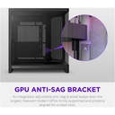NZXT H6 RGB+ (2026) Dual-Chamber ATX Mid-Tower Airflow Two Panel Front & Left Side Tempered Glass Case With 3 RGB Fans - Black