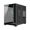 Gameon Emperor Midnight VX Series Mid Tower Gaming Case With 4 ARGB Fans - Black