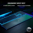 Razer Ornata V3 X Low Profile Keys RGB Wired Gaming Keyboard Silent Membrane Switch - Black