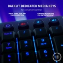 Razer Ornata V3 Low Profile Keys RGB Wired Gaming Keyboard Mecha-Membrane Switch - Black