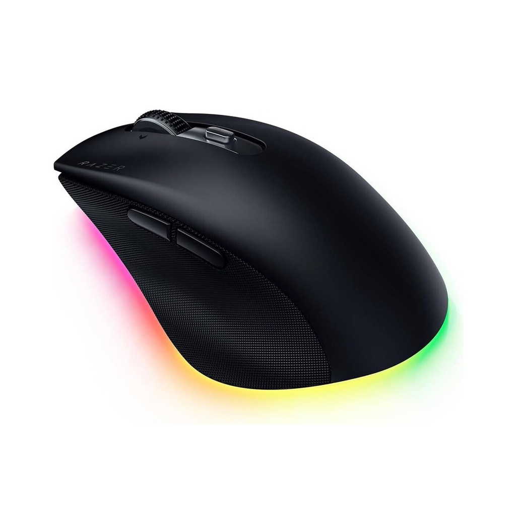 Razer Pro Click V2 Right-Handed Ergonomic Wired Wireless Bluetooth Mouse - Black