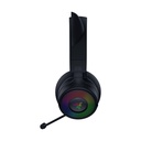 Razer Kraken Kitty V3 Pro RGB Wireless/Bluetooth/Wired Gaming Headset, THX Spatial Audio, Reactive Cat Ears,Up to 70hrs Battery- For PC/PS5 - Black