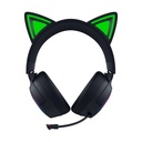 Razer Kraken Kitty V3 Pro RGB Wireless/Bluetooth/Wired Gaming Headset, THX Spatial Audio, Reactive Cat Ears,Up to 70hrs Battery- For PC/PS5 - Black