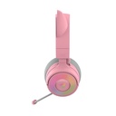 Razer Kraken Kitty V3 Pro RGB Wireless/Bluetooth/Wired Gaming Headset, THX Spatial Audio, Reactive Cat Ears,Up to 70hrs Battery- For PC/PS5 - Quartz Edition