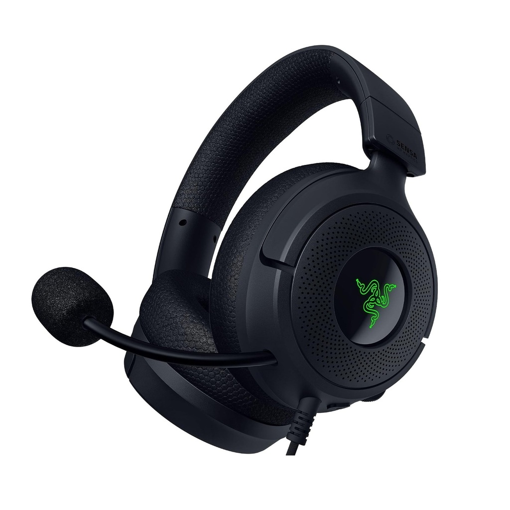 Razer Kraken V4 X Sensa HD Haptics Wired Gaming Headsets For PC, Mac, PlayStation - Black