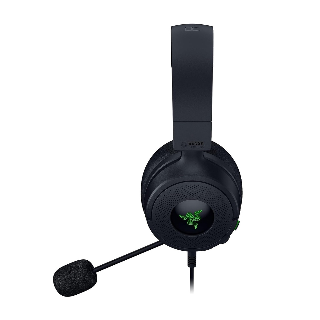 Razer Kraken V4 X Sensa HD Haptics Wired Gaming Headsets For PC, Mac, PlayStation - Black