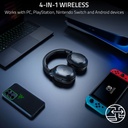 Razer Barracuda X Wireless Milti-Platform Gaming & Mobile Headset, For PC, PlayStation, Switch, Android, iOS - Black