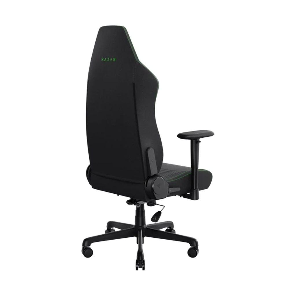 Razer Iskur V2 X Gaming Chair With Built-In Lumbar Support, High Density Foam Cushions, 2D Armrests - Black/Green