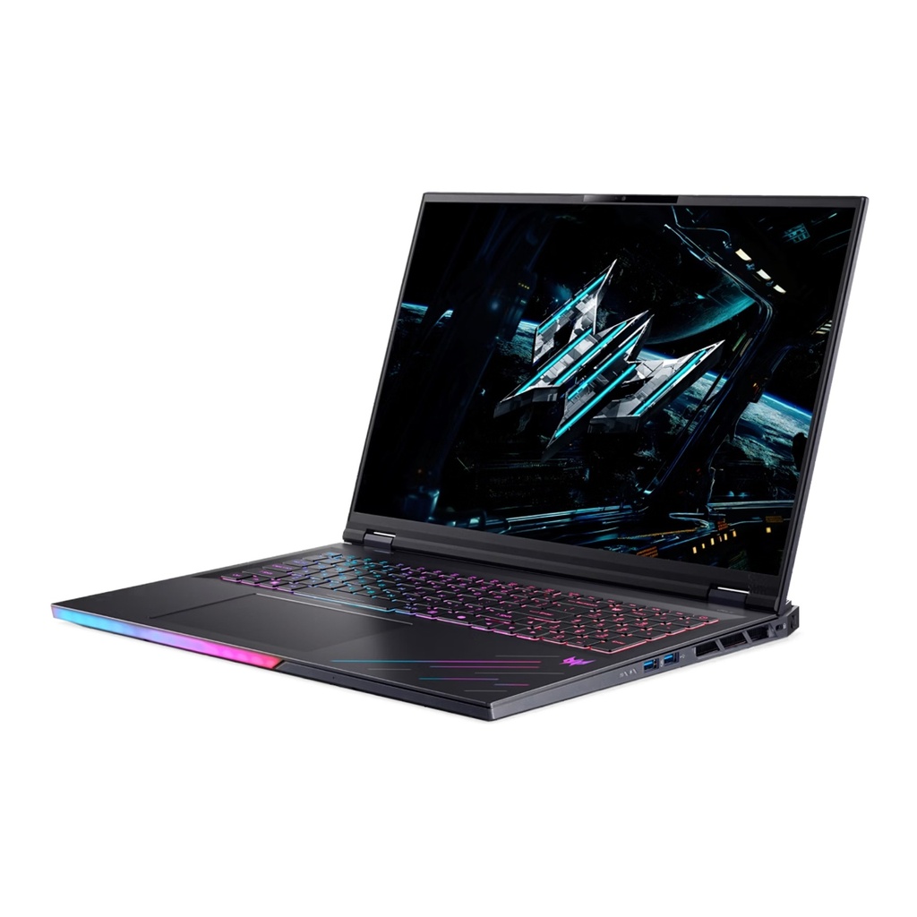 Acer Predator Helios 18 AI Gaming Laptop, Intel Core Ultra 9 275HX Processor, 48GB RAM, 1TB SSD NVMe, NVIDIA GeForce RTX 5080 16GB Graphics, 18" WQXGA IPS 250Hz Display, Per-Key RGB Backlit Keyboard, Windows 11 Home - Black