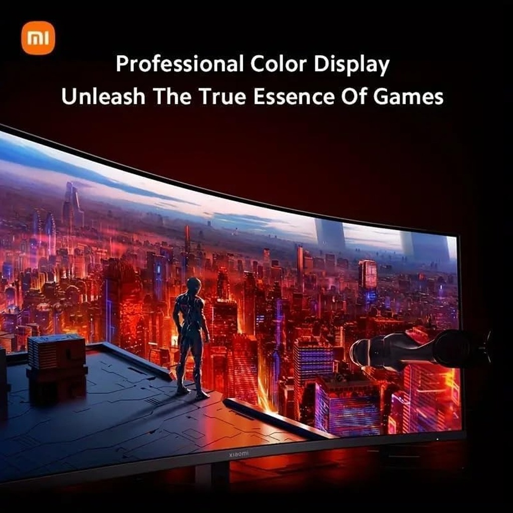 Xiaomi Curved Gaming Monitor G34WQi 2026-UK - 34" WQHD,180Hz , 1ms , HDMI 2.0 Display Port - Black