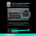 Darkflash DG850 80 PLUS Gold Fully Modular ATX 3.1& PCIe 5.1 ATX 850W Power Supply
