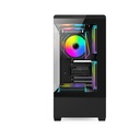 DarkFlash C365 E-ATX Fornt & Left Side Tempered Glass Case With 5 ARGB Fans - Black