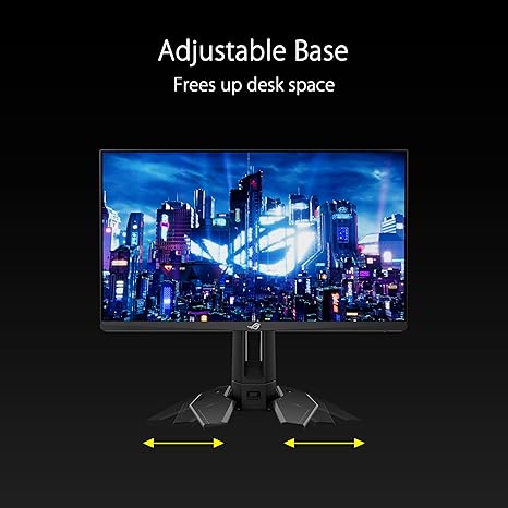 ASUS ROG Swift Pro PG248QP NVIDIA G-SYNC esports gaming monitor -24.1-inch FHD, 540 Hz (OC), Esports-TN panel, NVIDIA Reflex Analyzer, ULMB 2, adjustable base, ESS codec, DisplayHDR400, 3year warranty