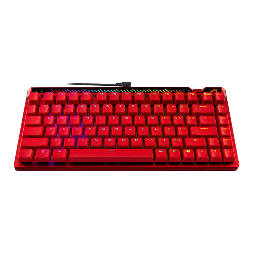 Asus M705 Rog Falchion Ace 75 HE Wired Analog Gaming Keyboard HFX V2 Magnetic Switch (English-Arabic Layout) - Red