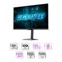 Gigabyte G27U 27" Dual Mode IPS 4K UHD 160Hz, FHD 320Hz 1ms Gaming Monitor With AMD FreeSync Premium, VESA DisplayHDR 400
