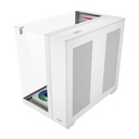 FSP M541 ATX Mid Tower Three Panel Front Top & Left Side Tempered Glass Case With 7 ARGB Fans - White