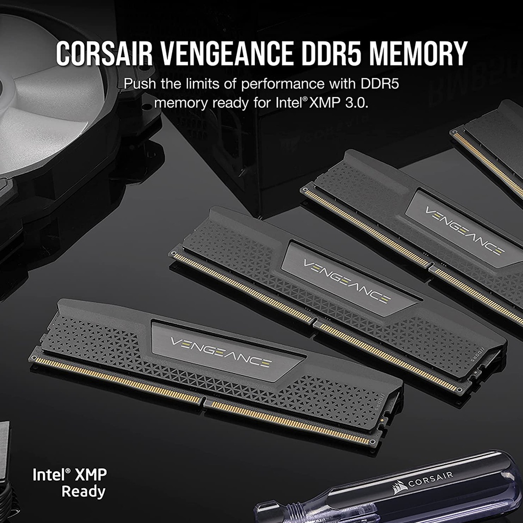 Corsair Vengeance 32GB (2x16GB) DDR5 6000MHz C30 Memory Kit - Black
