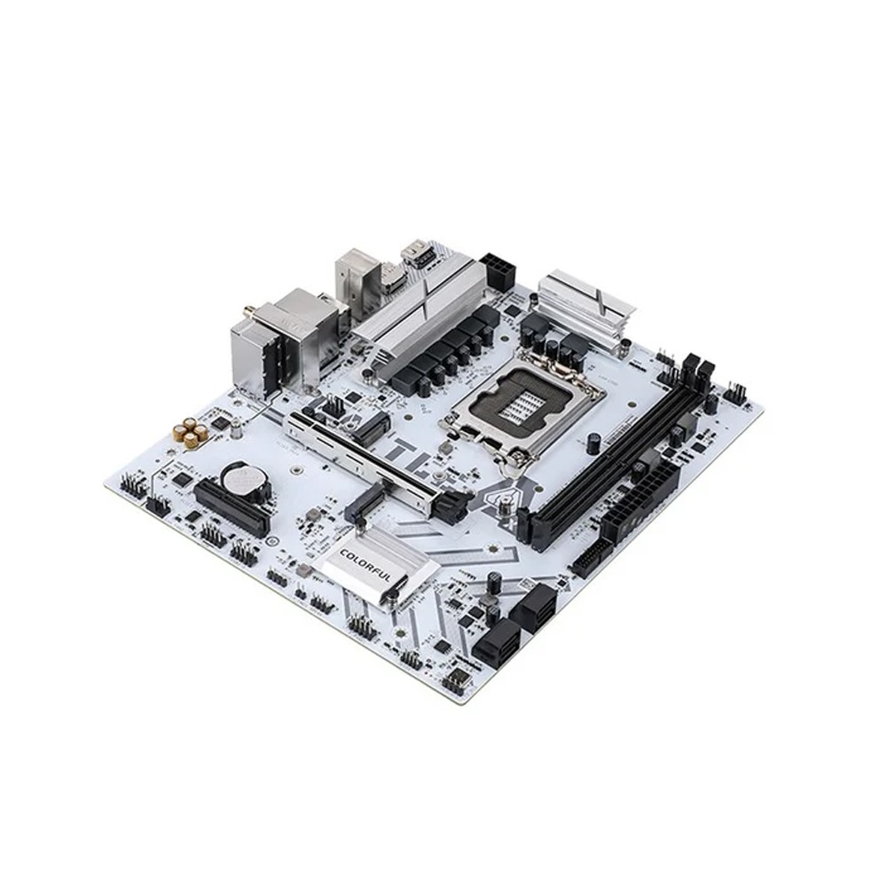 Colorful BATTLE-AX Intel B760M-T WIFI D5 V20A DDR5 M-ATX Gaming Motherboard - White