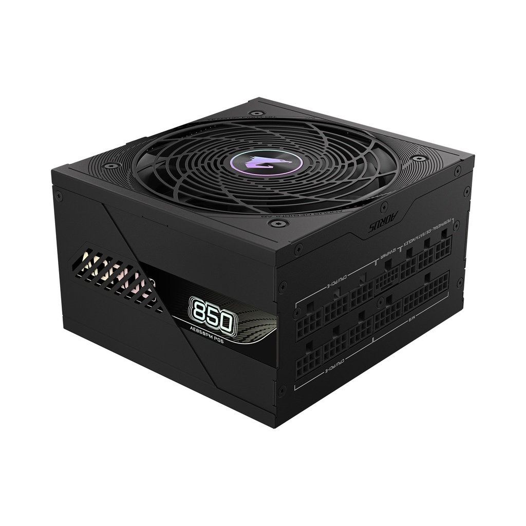 Gigabyte Aorus Elite AE850PM PG5 80+ Platinum Fully Modular ATX 3.1 850W Power Supply