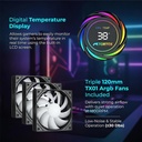 Tortox Nextgen Nivora High Performance 360mm RGB Liquid CPU Cooler -Black