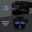 Attack Shark X5 RGB Wired+2.4Gz & BT Connection, Light Weight Design, Ergonomic Design 4000DPI Adustment - Black