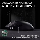 Logitech PRO X3 SuperStrike LIGHTSPEED Wireless Gaming Mouse -Midnight Black